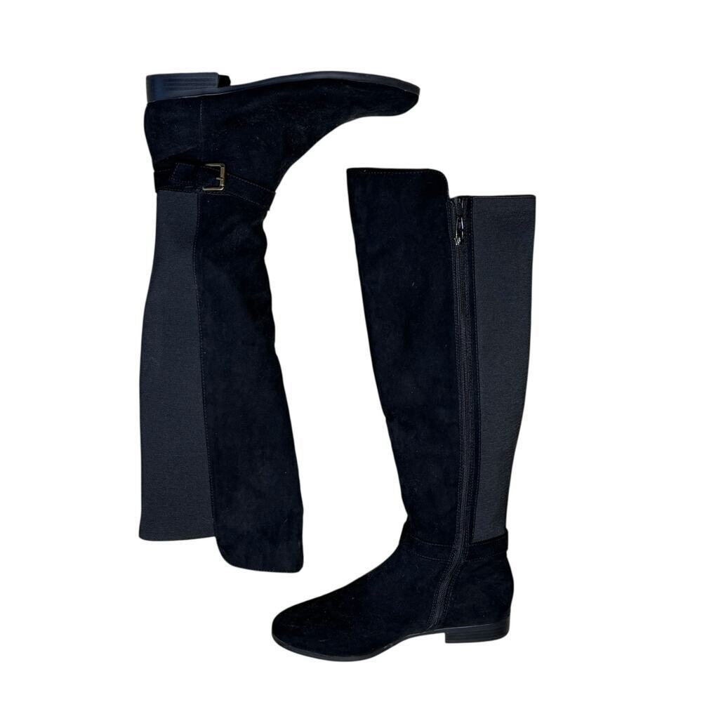 Style & Co Kimmball Over-The-Knee Black Riding Boots 8 - Picture 6 of 8
